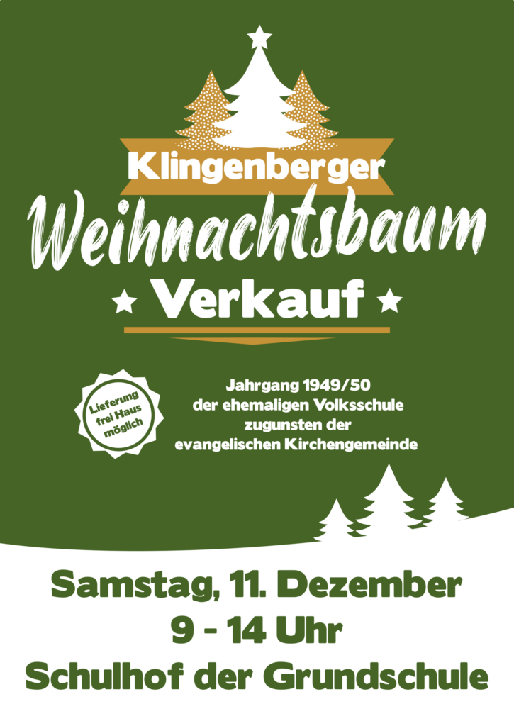 Klingenberger Weihnachtsbaumverkauf