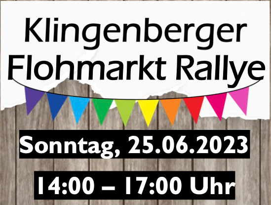 Klingenberger Flohmarkt Rallye