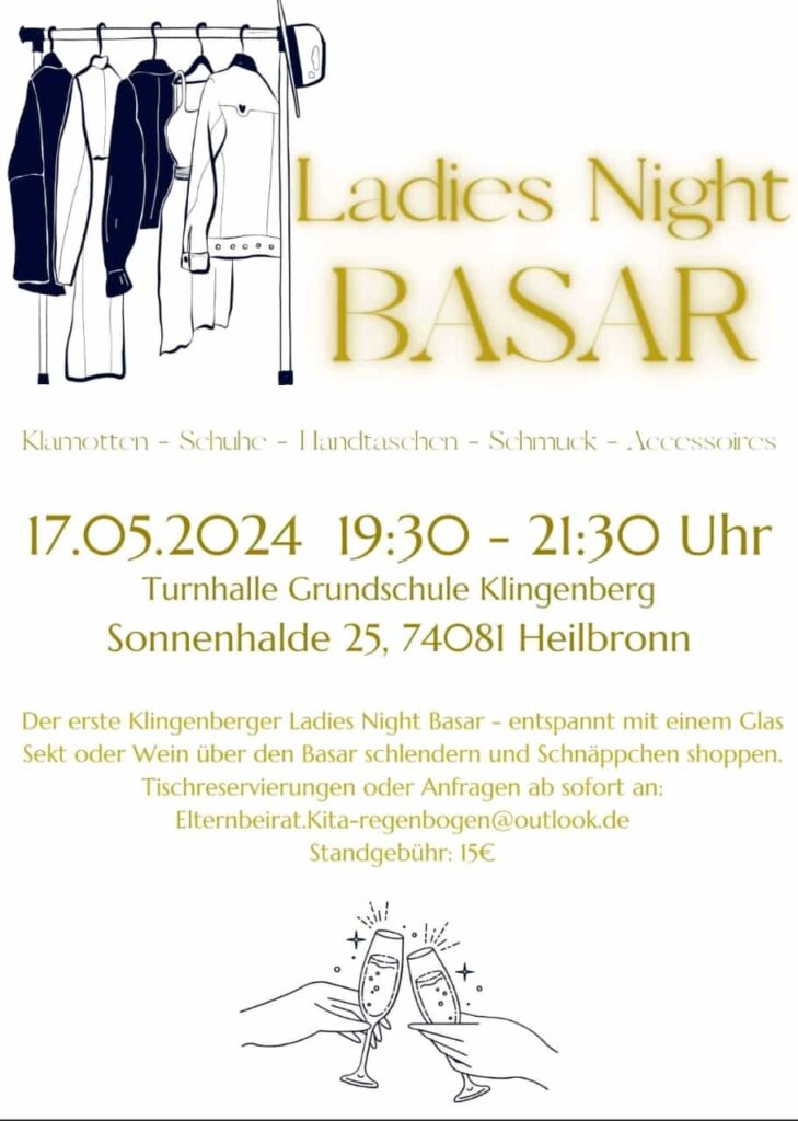 Ladies Night Basar am 17. Mai