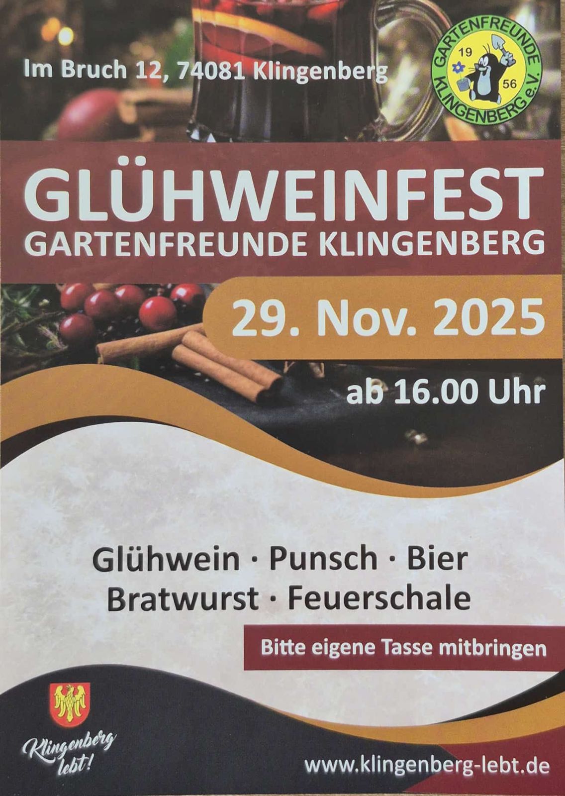 Glühweinfest bei den Gartenfreunden