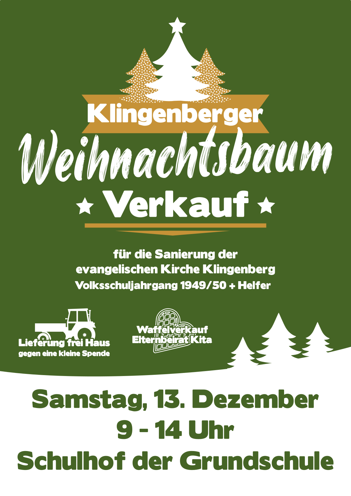 Klingenberger Weihnachtsbaumverkauf