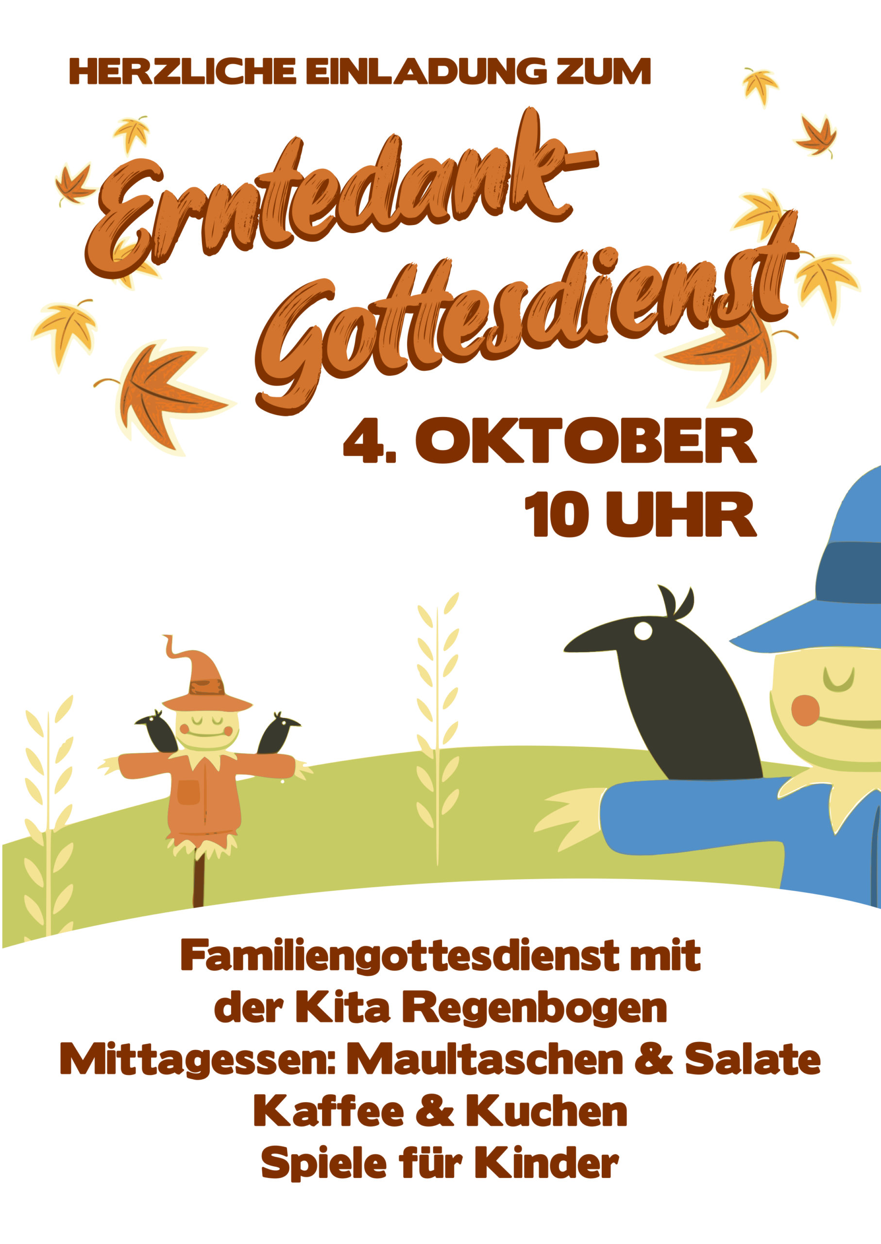 Familiengottesdienst zu Erntedank